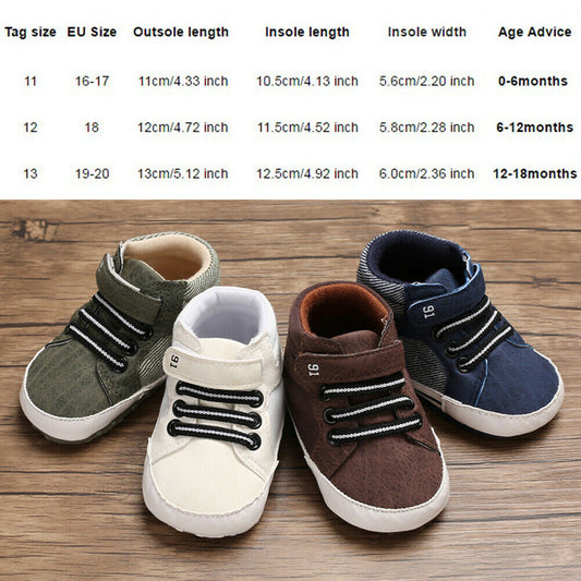 Newborn Infant Baby Boy Girl Casual Shoes Toddler