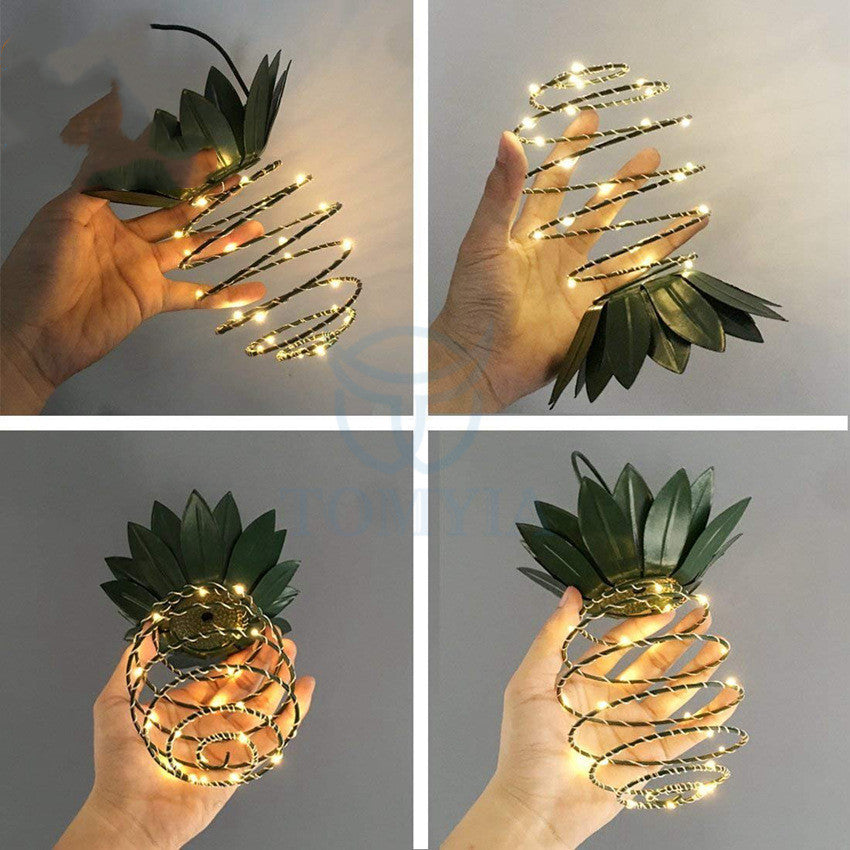 Outdoor Waterproof Garden Pineapple Solar Lights Path Lights