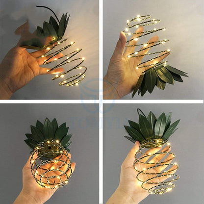 Outdoor Waterproof Garden Pineapple Solar Lights Path Lights