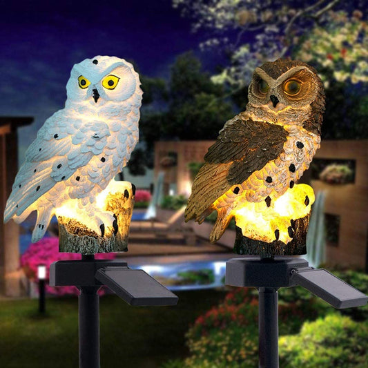 Owl Solar Lights for Halloween Decoration Outdoor Waterproof Stake