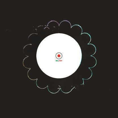 LED Glow Coaster Acrylic Crystal Emitting Luminous Bar Cocktail Mug