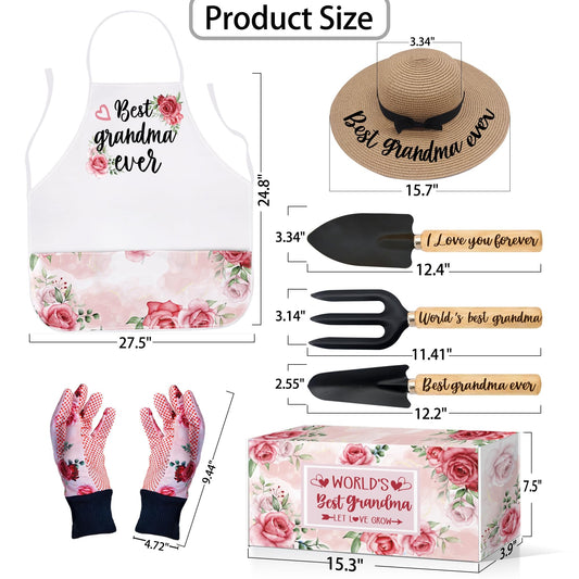Grandma Birthday Gardening Gifts Outdoor Garden Tool Set Gift for
