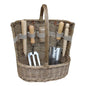 Antique Wash Garden Basket with Tools