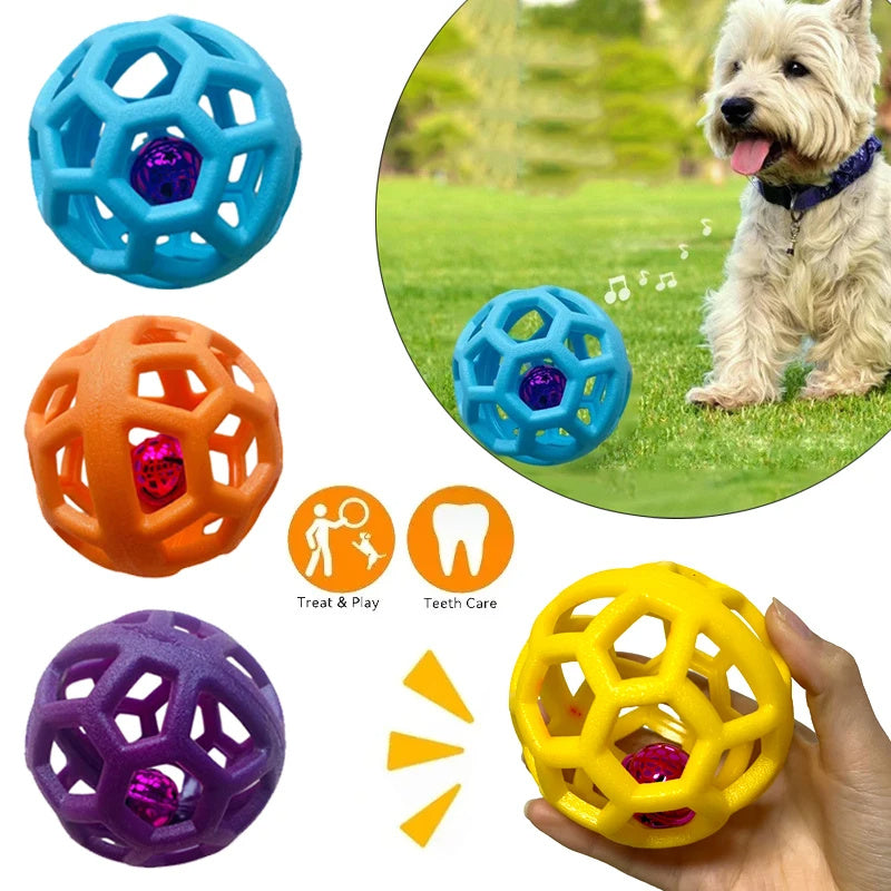 Dog Chew Ball Toy TPR Pets Interactive Training Toys For Small Large