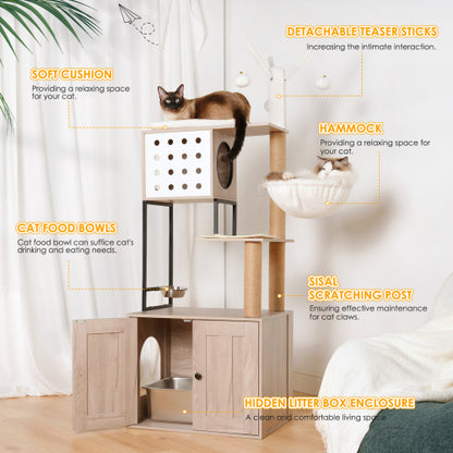 Cat Tree Tower for Indoor Cat